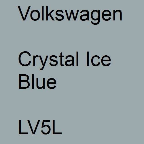 Volkswagen, Crystal Ice Blue, LV5L.